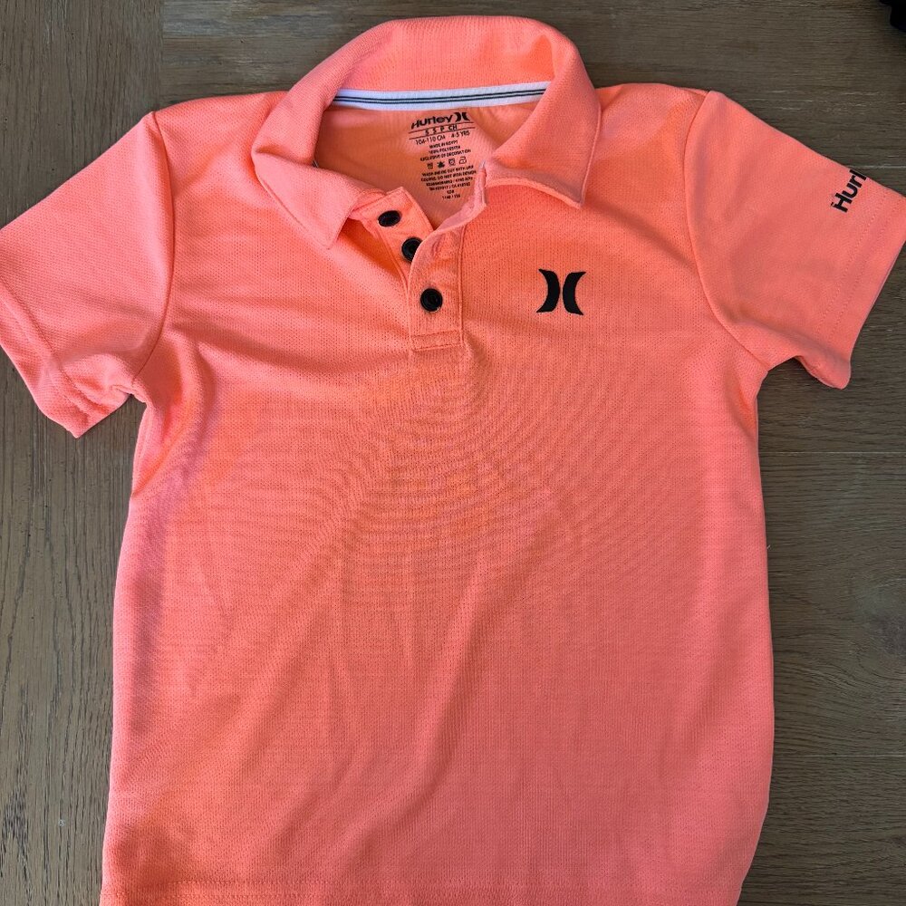 Hurley Boys' Performance Polo Shirt- Size 5
